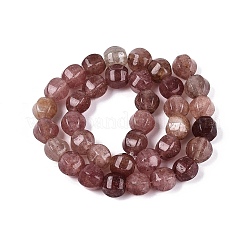 Natural Strawberry Quartz Beads Strands&nbsp;G-Q608-08A-07