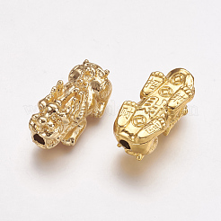 Feng Shui Real 24K Gold Plated Alloy Beads&nbsp;PALLOY-L205-03G