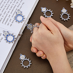 30Pcs 2 Colors Alloy Enamel Pendants&nbsp;FIND-DC0008-57A