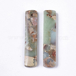 Synthetic Aqua Terra Jasper Pendants&nbsp;G-S366-007E-01