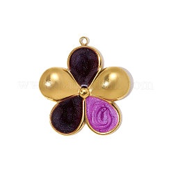 304 Stainless Steel Enamel Pendants&nbsp;STAS-OY009-53G