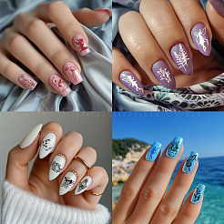 Stainless Steel DIY Nail Art Templates&nbsp;MRMJ-WH0098-015