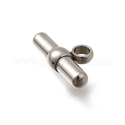 201 Stainless Steel Toggle Clasps&nbsp;STAS-F311-09P