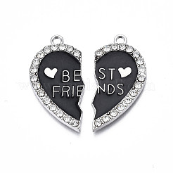 Alloy Enamel Split Pendant&nbsp;LS-ENAM-S130-25A