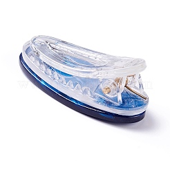 Cellulose Acetate(Resin) and Plasic Alligator Hair Clips&nbsp;X-PHAR-C008-01C