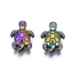 Rack Plating Rainbow Color Alloy Beads&nbsp;PALLOY-S180-333