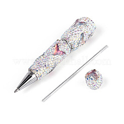 Fishtail Resin & Polymer Clay Pave Rhinestone Ball-Point Pen&nbsp;AJEW-T013-05A