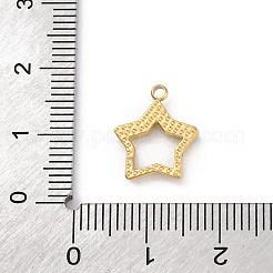 304 Stainless Steel Rhinestone Pendants&nbsp;STAS-M110-23G