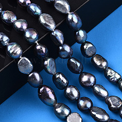 Natural Cultured Freshwater Pearl Beads Strands&nbsp;PEAR-N014-07I