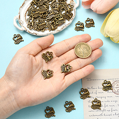 60Pcs Tibetan Style Alloy Pendants&nbsp;FIND-SC0018-05