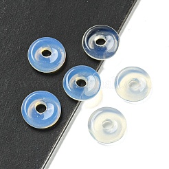 Opalite Donut/Pi Disc Charms&nbsp;G-G142-01X