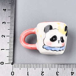 Handmade Porcelain Panda Mug Cup Decoration&nbsp;PORC-T133-21D