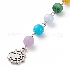 Tibetan Style Alloy Bookmarks for Halloween's Day&nbsp;AJEW-JK00165-04
