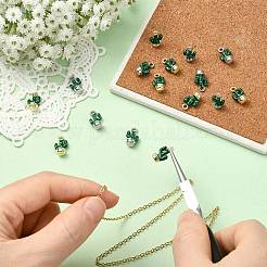 16Pcs 2 Colors Alloy Enamel Cactus Charms&nbsp;ENAM-CJ0007-47