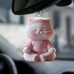 Acrylic Cat Shape Pendant Decorations&nbsp;PW-WG53CC4-01