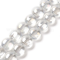 Transparent Electroplate Glass Bead Strands&nbsp;EGLA-P049-01A-AB01