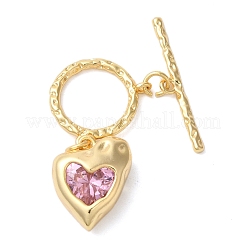 Brass Toggle Clasps&nbsp;KK-N254-90G