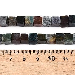 Natural Indian Agate Beads Strands&nbsp;G-T139-6x6-13A