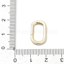 Brass Micro Pave Cubic Zirconia Spring Gate Rings&nbsp;KK-U062-49G