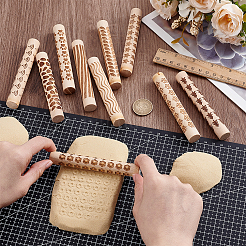 Wood Embossing Rod&nbsp;DIY-WH0504-892