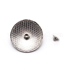 1-Hole Alloy & Turquoise Decorative Rivets&nbsp;PALLOY-WH0092-11A-P
