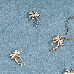 12Pcs 2 Colors Brass Pendants&nbsp;KK-BBC0020-25