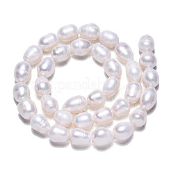 Natural Cultured Freshwater Pearl Beads Strands&nbsp;PEAR-N012-08C