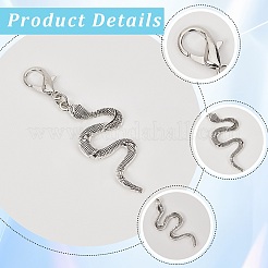 Snake Alloy Shoes Charms&nbsp;HJEW-CP00018