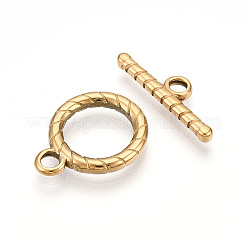 304 Stainless Steel Toggle Clasps&nbsp;STAS-N109-25G