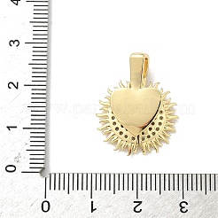Brass Micro Pave Cubic Zirconia Openable Pendants&nbsp;LS-KK-F905-02G-02