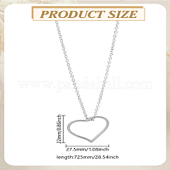 1Pc Alloy Pendant Necklaces for Women&nbsp;NJEW-LP0003-15S
