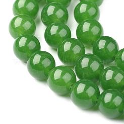 15~16 inch Natural Chinese jade/Southern Jade Round Beads Strands&nbsp;X-GSR063