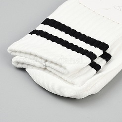 Cotton Stripe Socks for Sports Yoga&nbsp;AJEW-WH20086-001A