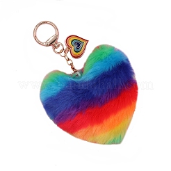 Imitation Rabbit Fur Keychain&nbsp;PW-WG73195-01