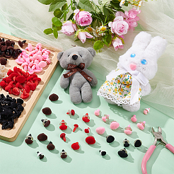 Triangle Plastic Doll Craft Safety Noses&nbsp;DIY-PH0031-69