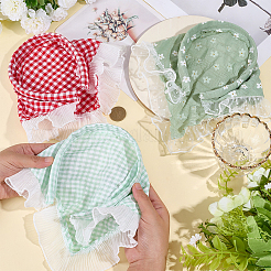 3Pcs 3 Styles Lace Triming Cloth Headbands for Women&nbsp;OHAR-CY0001-18