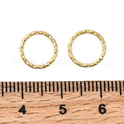 Brass Closed Jump Rings&nbsp;X-KK-B147-05C-G