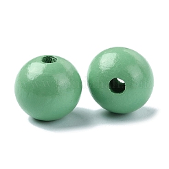 Wood Large Hole European Beads&nbsp;X-WOOD-D027-01H