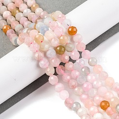 Natural Morganite Beads Strands&nbsp;G-F770-C09-05