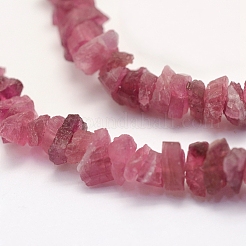 Rough Raw Natural Tourmaline Beads Strands&nbsp;G-K202-29A