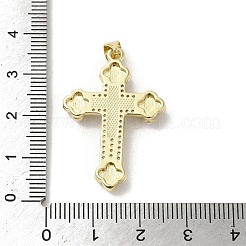 Brass Pave Shell Pendants&nbsp;X-KK-I708-17B-G