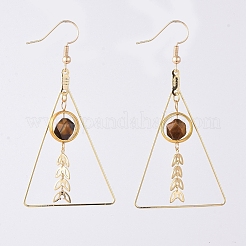 Natural Mixed Gemstone Dangle Earrings&nbsp;EJEW-JE04025