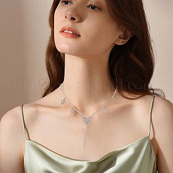 304 Stainless Steel Paperclip Chains Necklaces & Bracelet Jewelry Sets&nbsp;SJEW-SC0001-07P