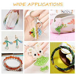 Faceted Round Full Rainbow Plated Electroplate Glass Beads Strands&nbsp;EGLA-AR0001-03