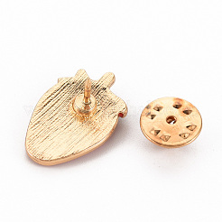 Rack Plating Alloy Enamel Brooches&nbsp;JEWB-S011-171-NR