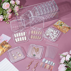 28Pcs Plastic Nail Art Storage Box&nbsp;AJEW-TW0001-09