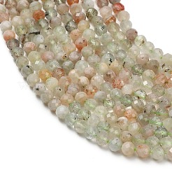 Natural Arusha Sunstone Beads Strands&nbsp;G-F838-A02-4mm