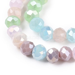 Electroplate Glass Beads Strands&nbsp;X-GLAA-T023-B16-02