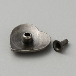 Zinc Alloy Coin Collision Rivets&nbsp;FIND-WH0110-629
