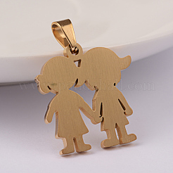 Lover Ion Plating(IP) 304 Stainless Steel Pendants&nbsp;STAS-M245-03G